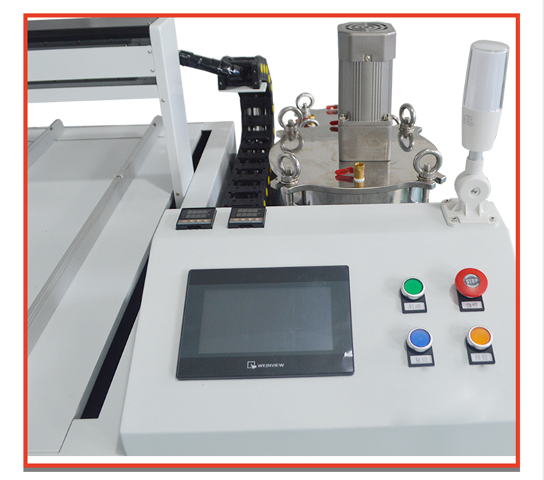 AB two component glue automatic potting machine – Shenzhen Xunbo Technology-多功能非標螺絲機_全自動視覺螺絲機_大型鎖螺絲機廠家