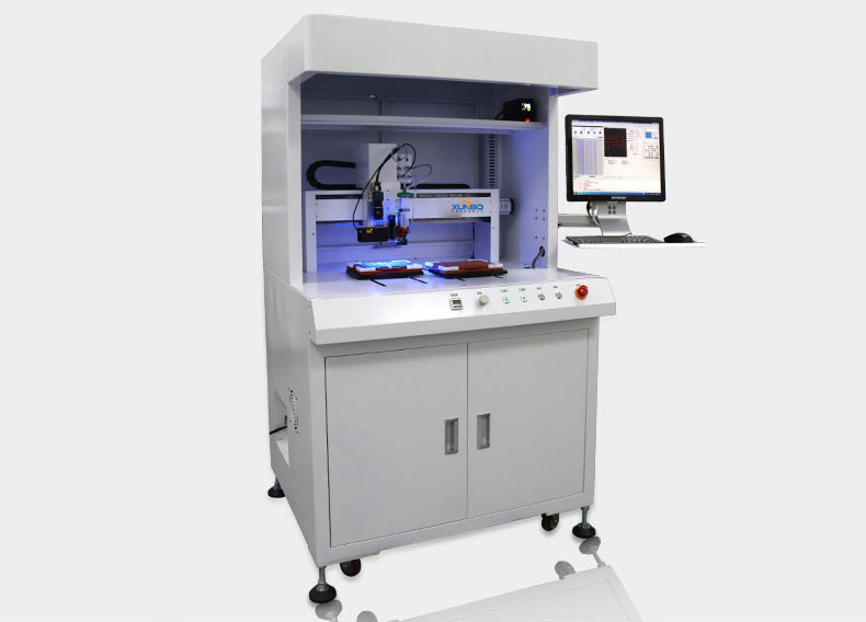 訊博智能落地式雙工位視覺自動點膠機_12