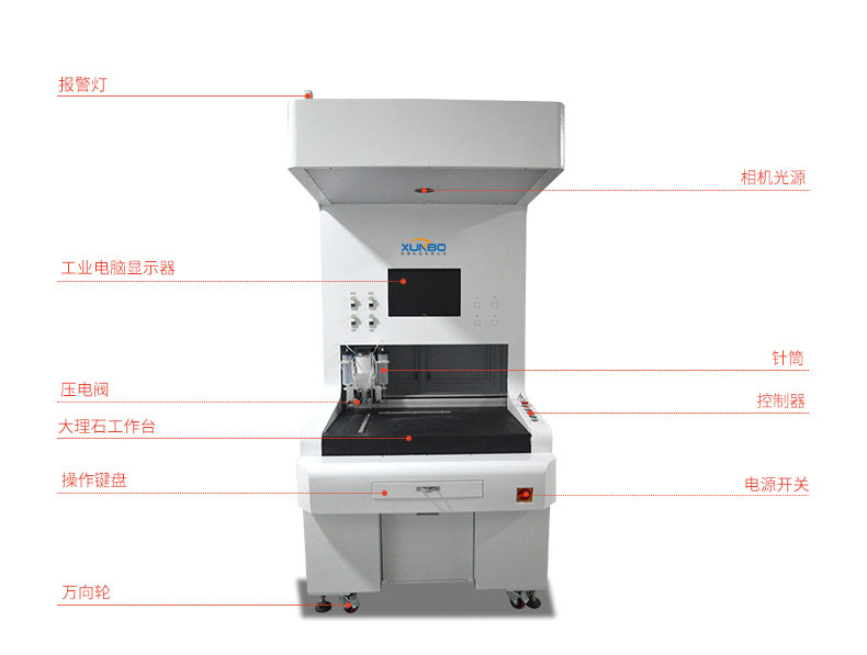 High precision panoramic vision dispensing machine – Shenzhen Xunbo Technology-Screw machine - plasma processing machine -Potting machine - dispensing machine - soldering machine