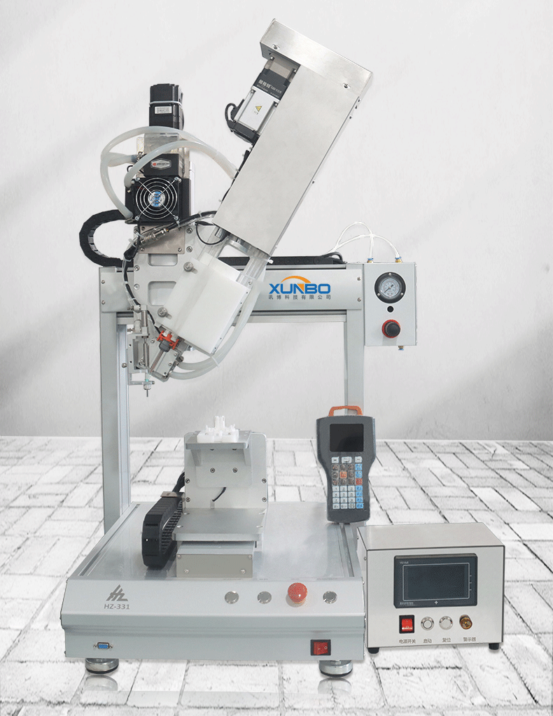 AB Double hydraulic servo dispensing machine – Shenzhen Xunbo Technology,-Screw machine - plasma processing machine -Potting machine - dispensing machine - soldering machine