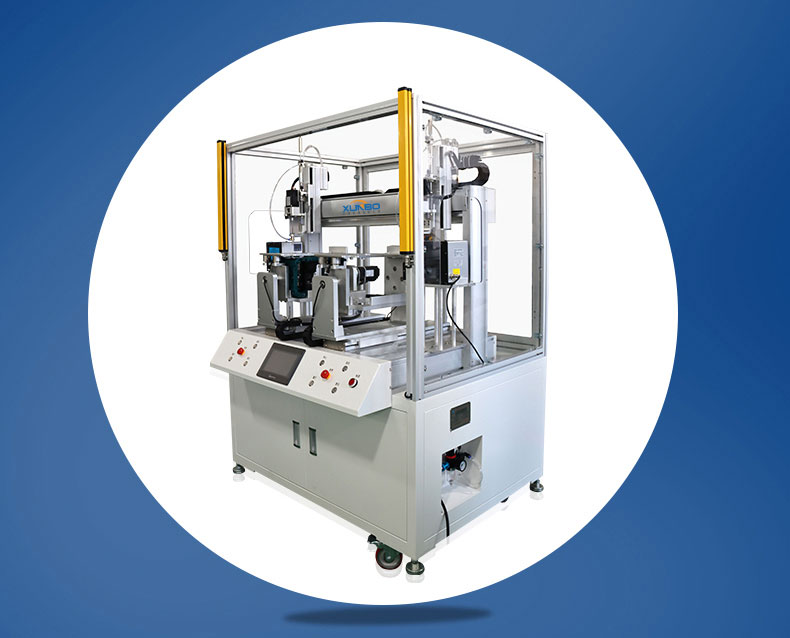 落地式雙工位自動螺絲機帶防護罩_15