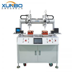 訊博落地式雙伺服電批雙工位自動鎖螺絲機800-800