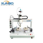 300ml double station hot melt glue dispenser – Shenzhen Xunbo Technology-Screw machine - plasma processing machine -Potting machine - dispensing machine - soldering machine