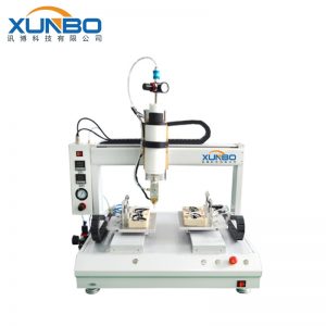 300ml double station hot melt glue dispenser – Shenzhen Xunbo Technology 300ml double station hot melt glue dispenser – Shenzhen Xunbo Technology