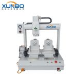 Double station Y-axis motor automatic turning dispensing machine – Shenzhen Xunbo Technology-Screw machine - plasma processing machine -Potting machine - dispensing machine - soldering machine