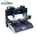 桌面雙拼鎖螺絲機-深圳訊博科技-多功能非標螺絲機_全自動視覺螺絲機_大型鎖螺絲機廠家