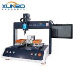 PC雙工位鎖螺絲機-深圳訊博科技-多功能非標螺絲機_全自動視覺螺絲機_大型鎖螺絲機廠家